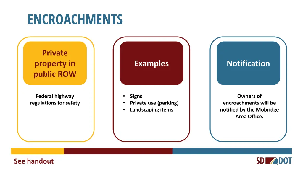 encroachments