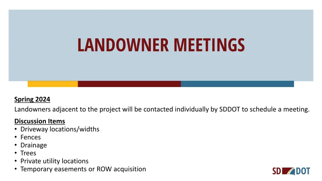 landowner meetings