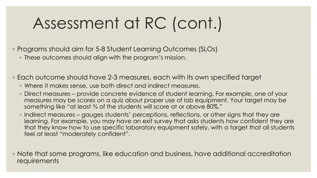 assessment at rc cont 1