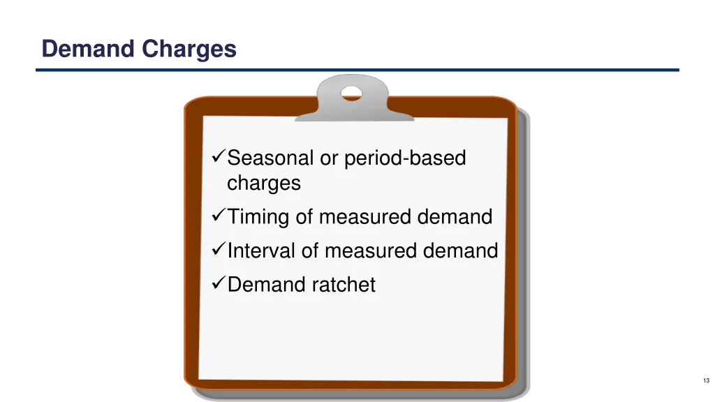 demand charges