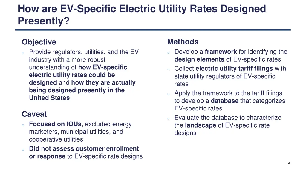 how are ev specific electric utility rates