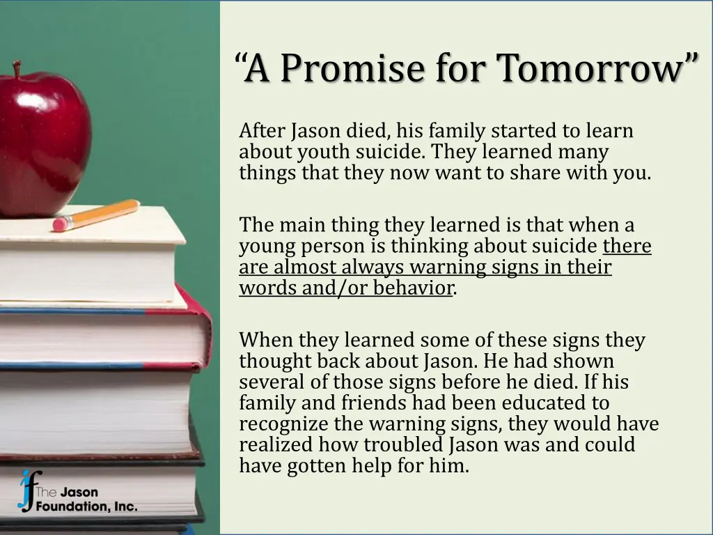 a promise for tomorrow 7