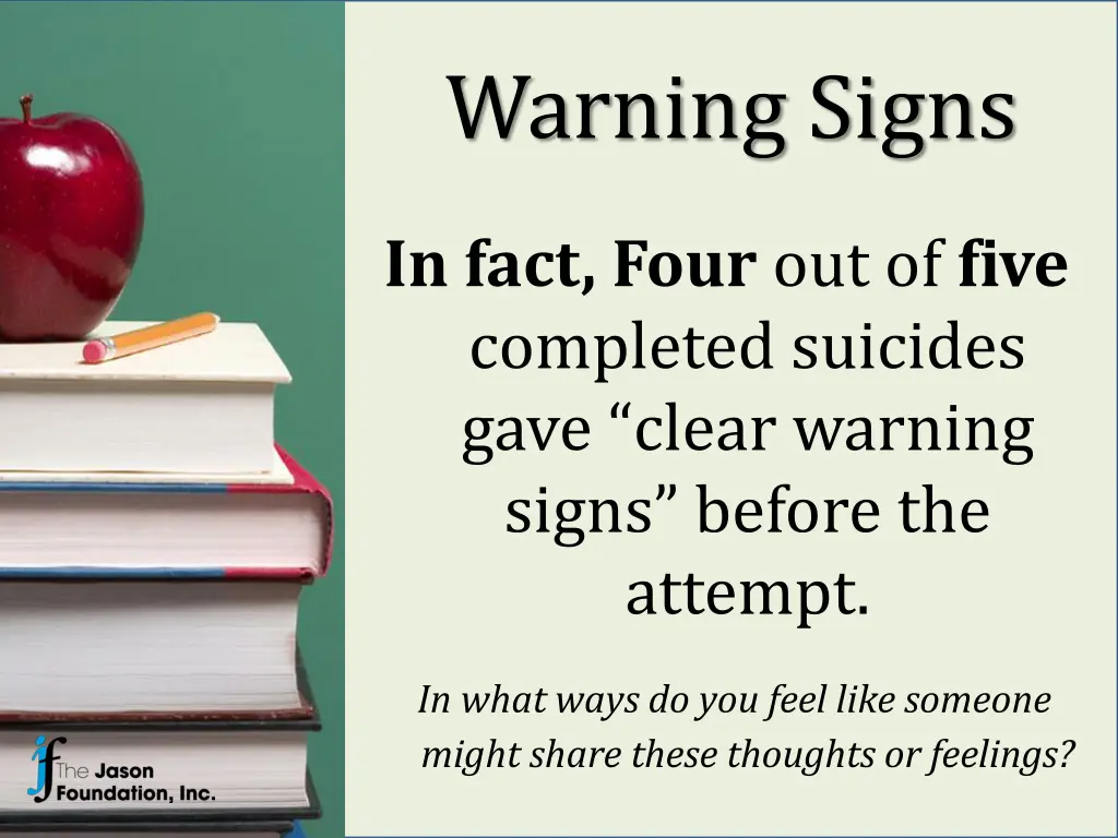 warning signs