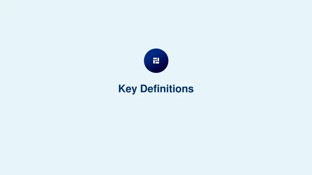 key definitions