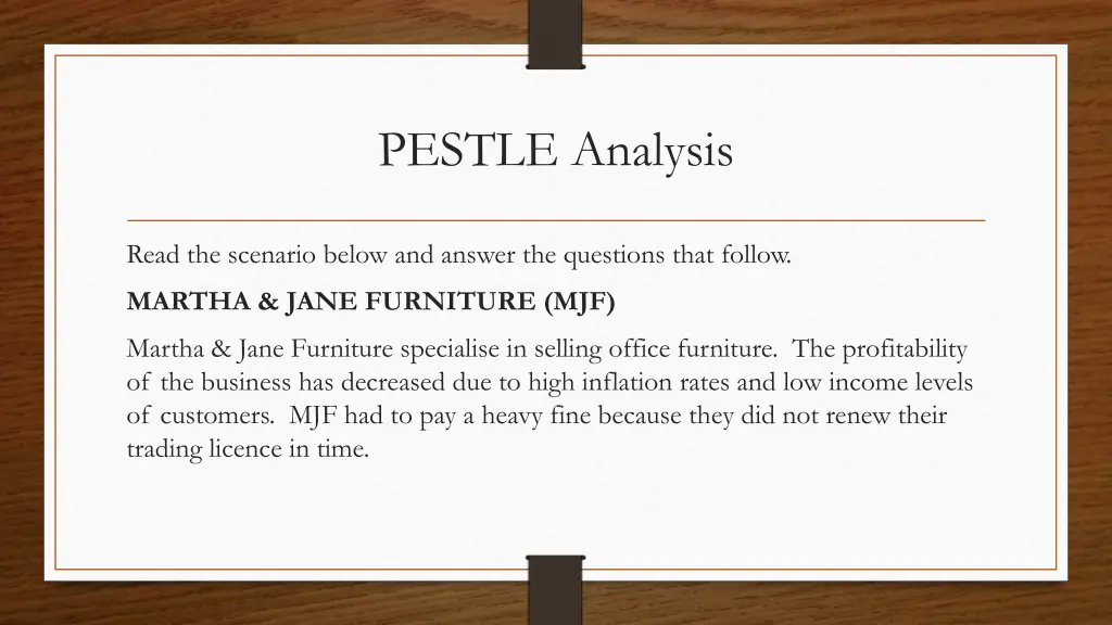 pestle analysis 1