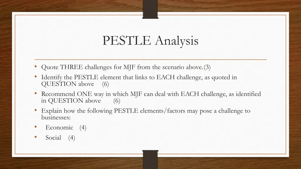 pestle analysis 2