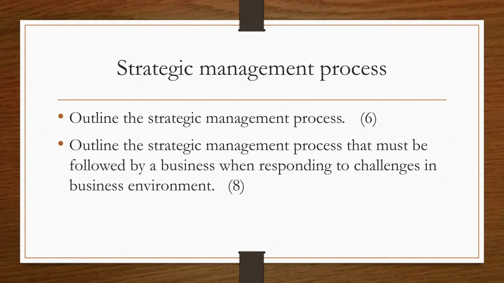 strategic management process 1