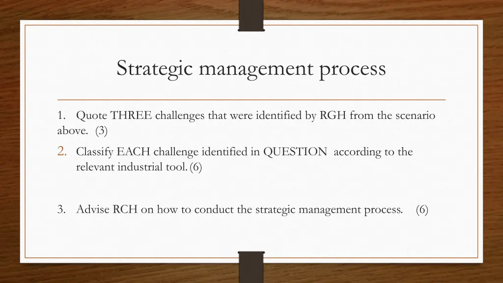 strategic management process 3