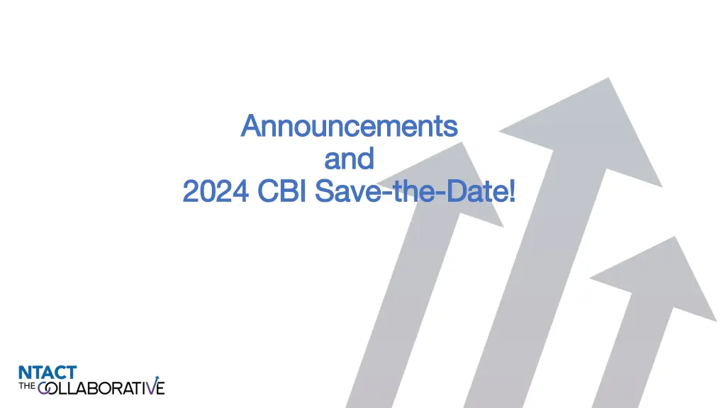 announcements announcements and and 2024 cbi save