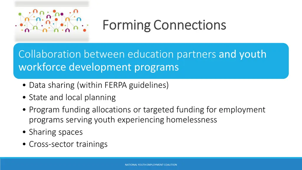 forming connections forming connections