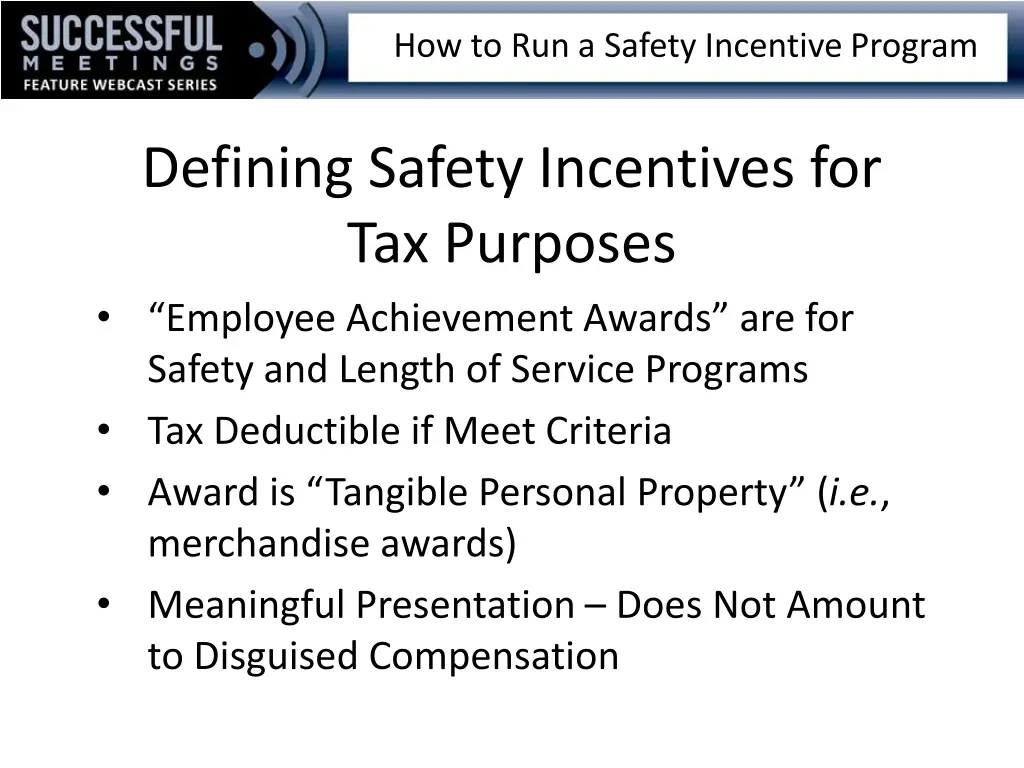 how to run a safety incentive program 2