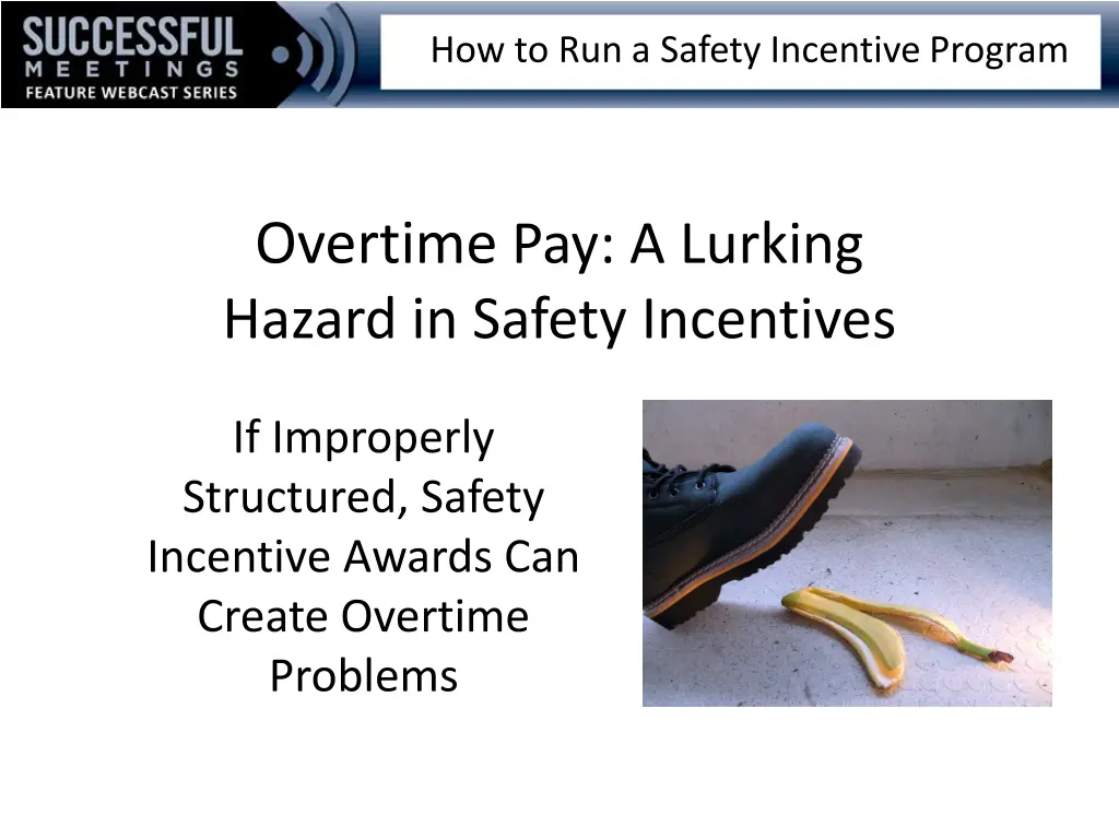 how to run a safety incentive program 5
