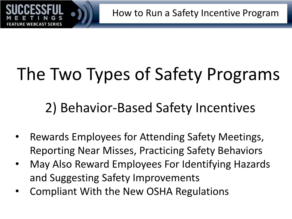 how to run a safety incentive program 9