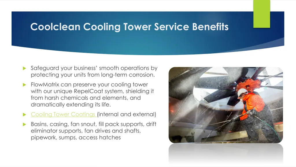 coolclean cooling tower service benefits
