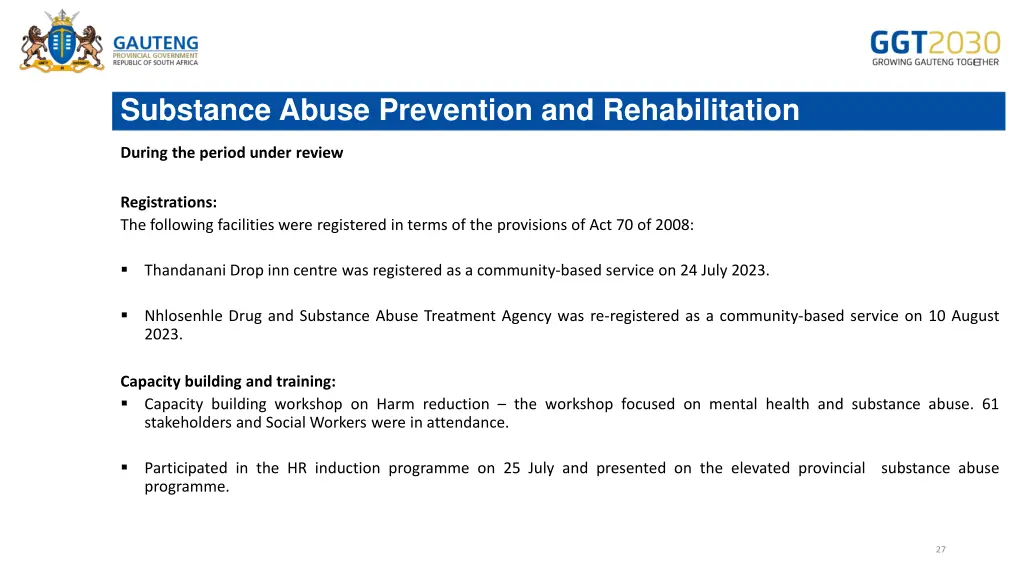 substance abuse prevention and rehabilitation 1