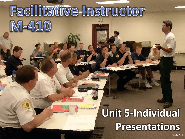 facilitative instructor m 410