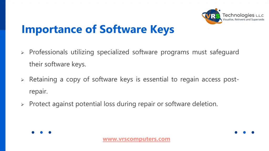 importance of software keys