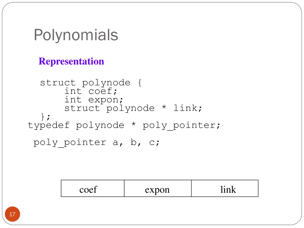 polynomials