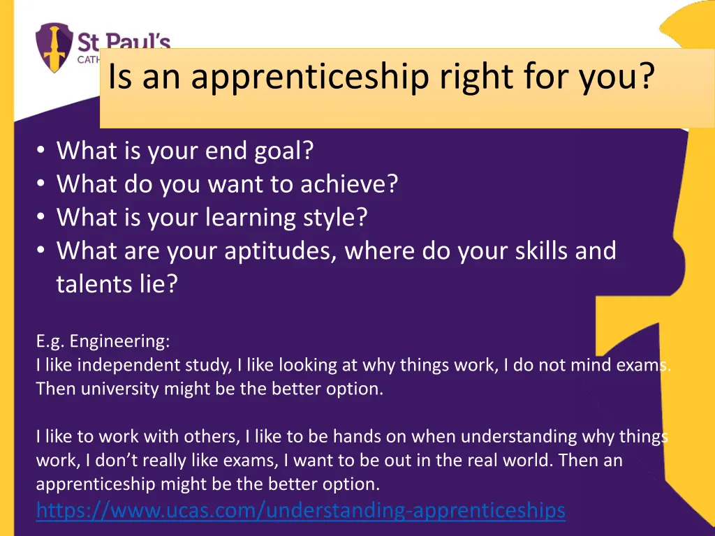 is an apprenticeship right for you