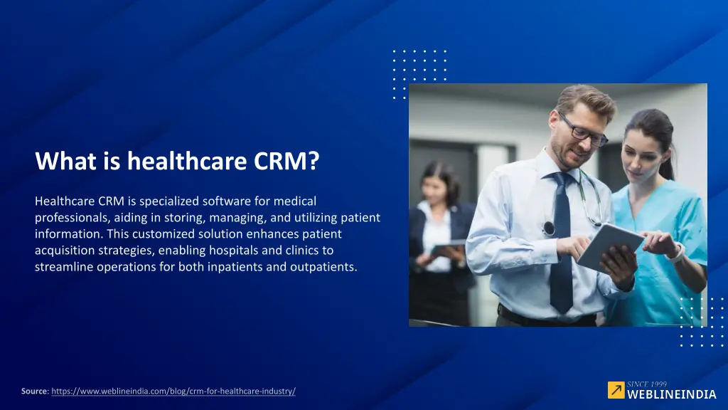 what is healthcare crm
