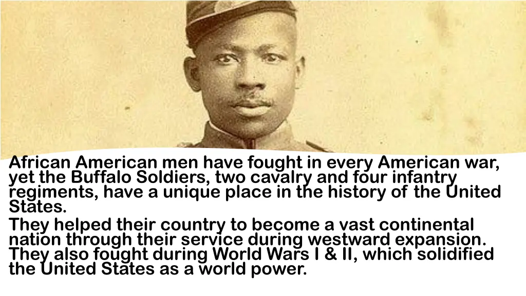 african american men have fought in every