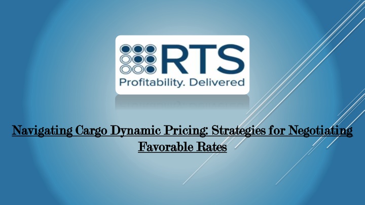 navigating cargo dynamic pricing strategies