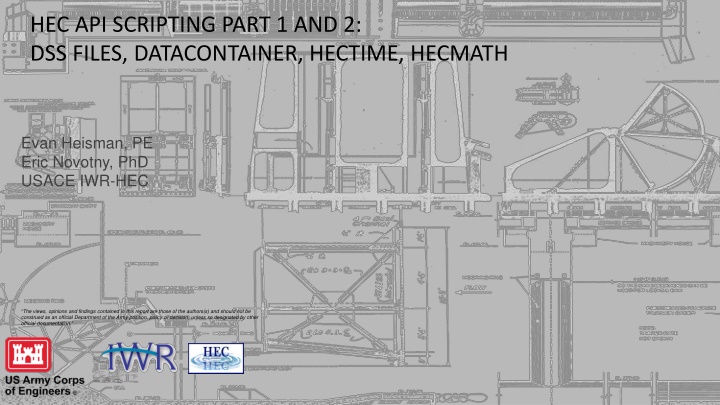 hec api scripting part 1 and 2 dss files