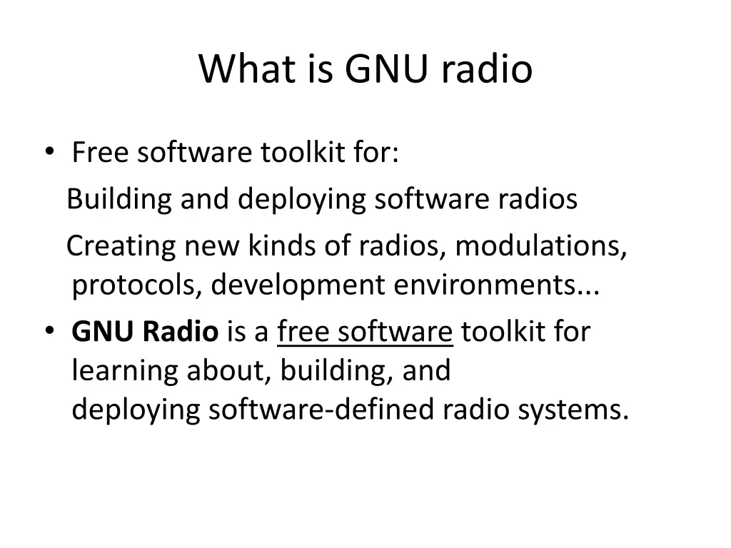 what is gnu radio