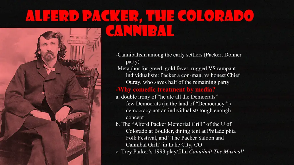 alferd packer the colorado cannibal