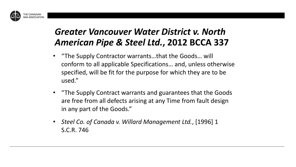 greater vancouver water district v north american