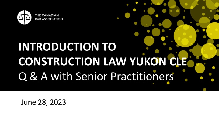 introduction to construction law yukon