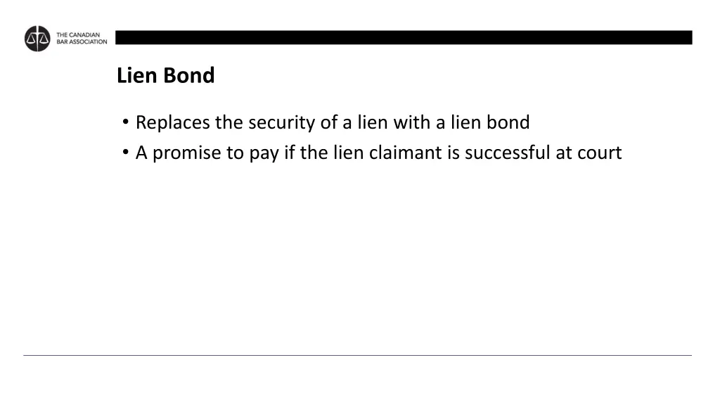 lien bond