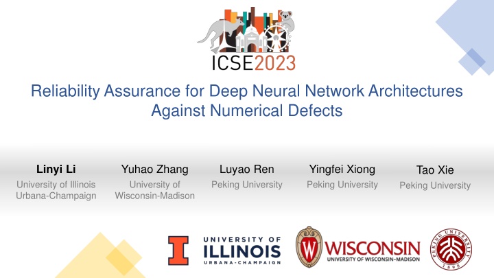 reliability assurance for deep neural network