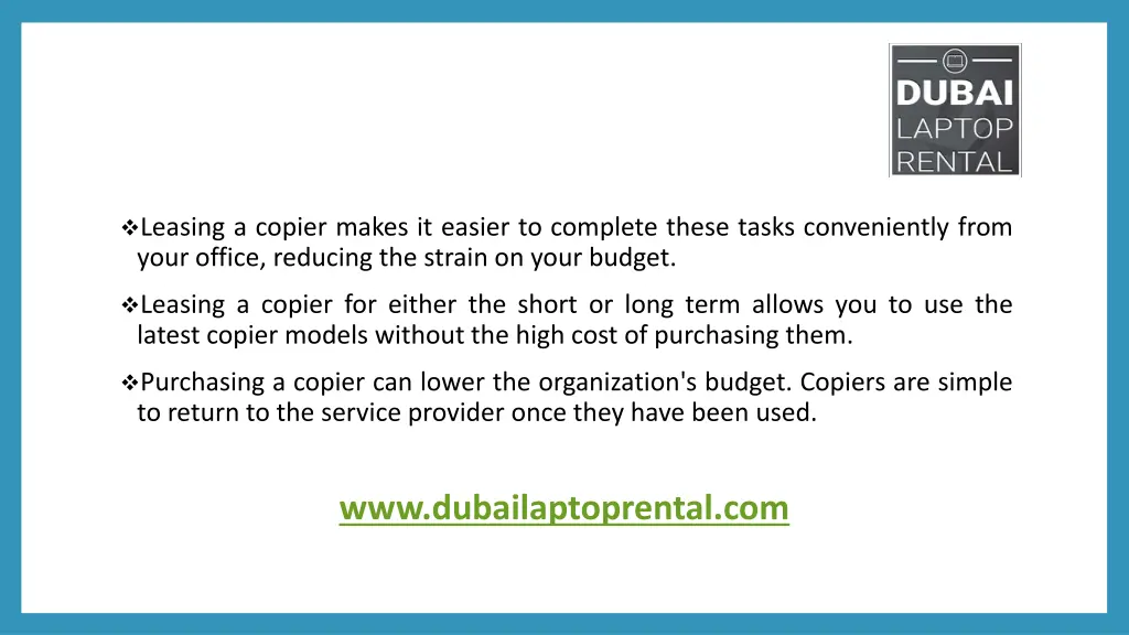 leasing a copier makes it easier to complete