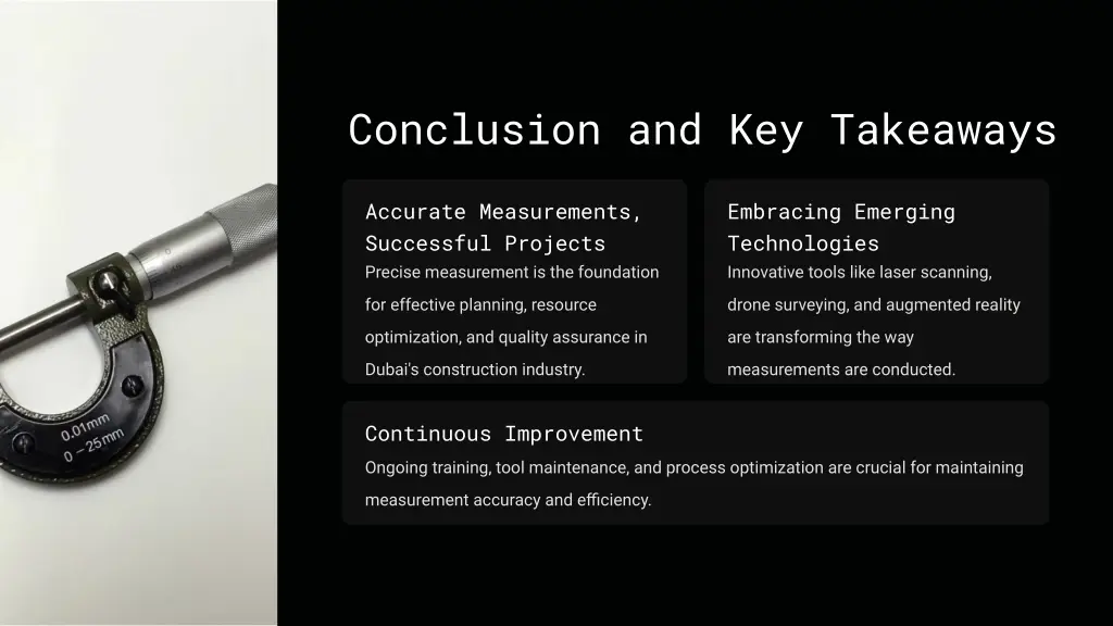 conclusion and key takeaways