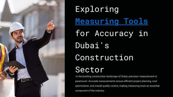 exploring measuring tools for accuracy in dubai