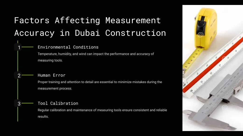 factors affecting measurement accuracy in dubai