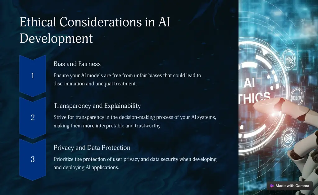 ethical considerations in ai development