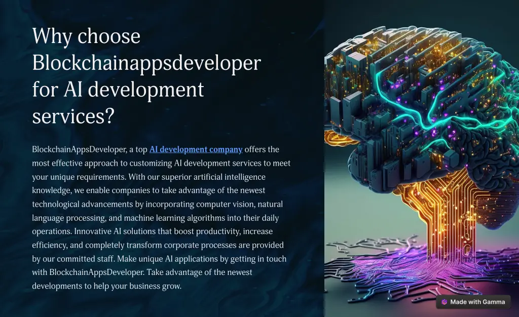 why choose blockchainappsdeveloper