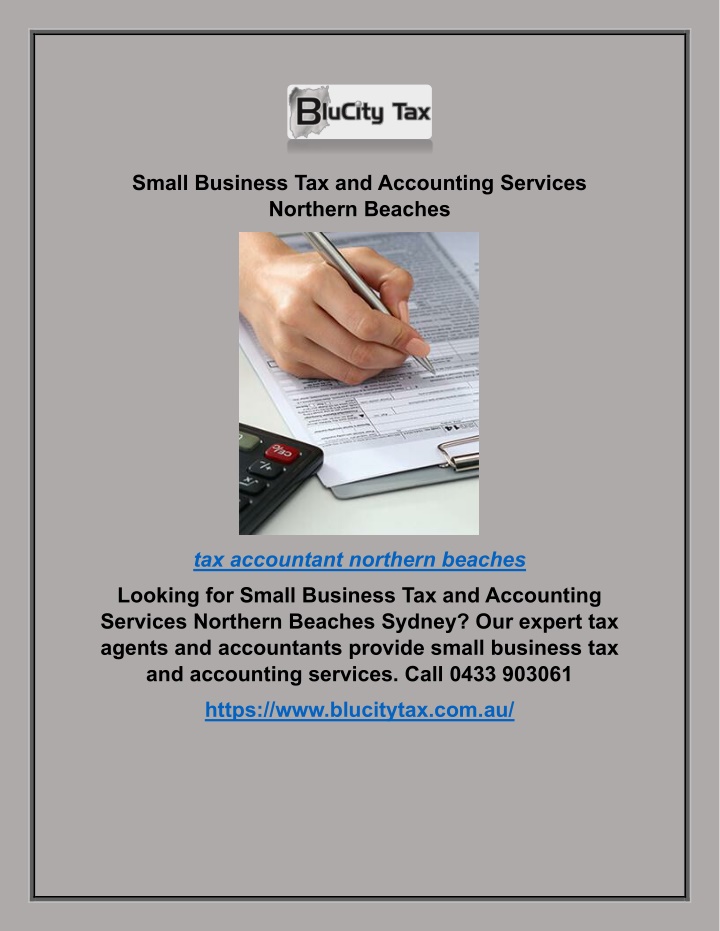 small business tax and accounting services