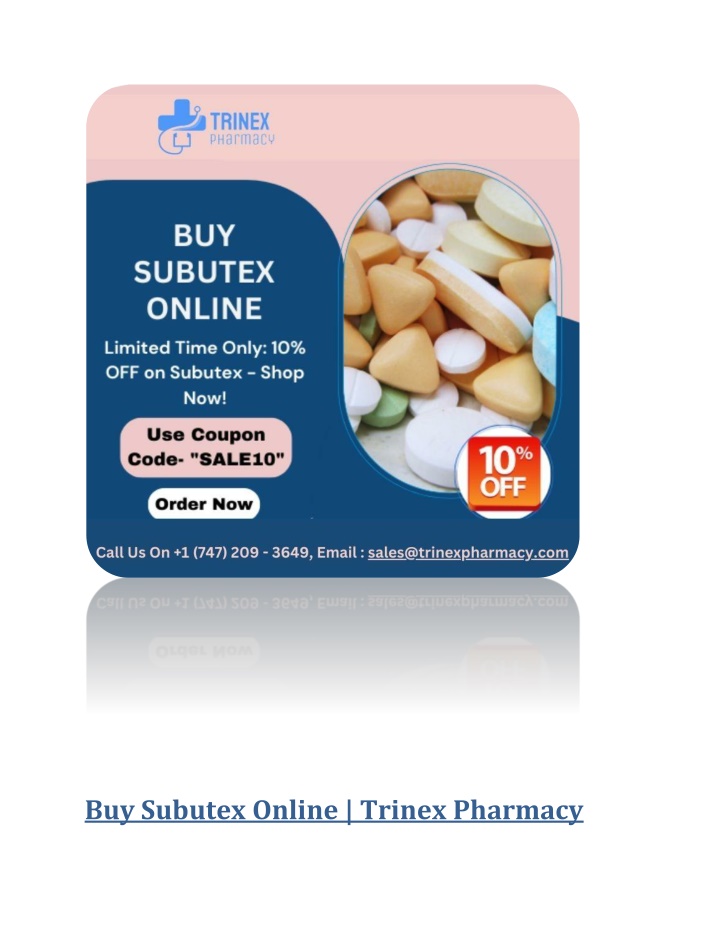 buy subutex online trinex pharmacy