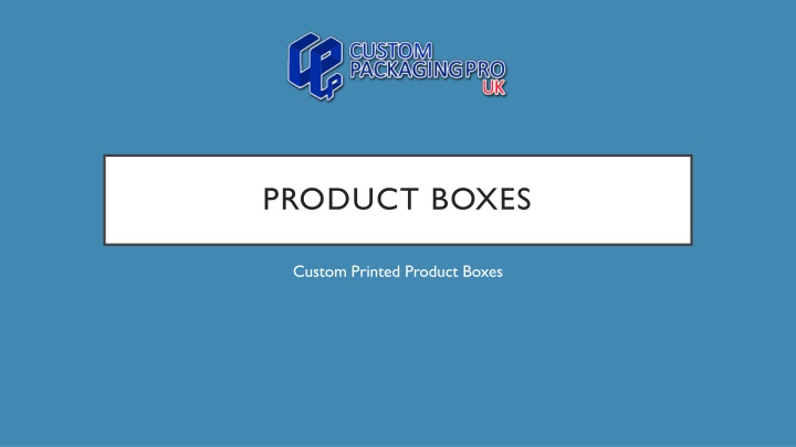 product boxes