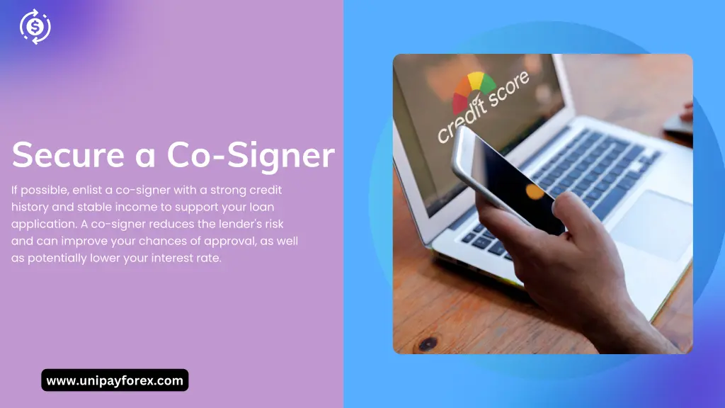 secure a co signer