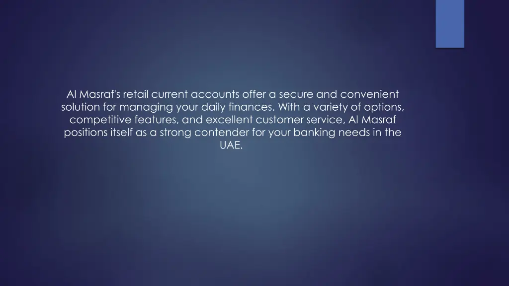 al masraf s retail current accounts offer