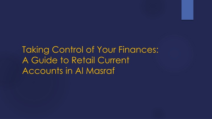 taking control of your finances a guide to retail