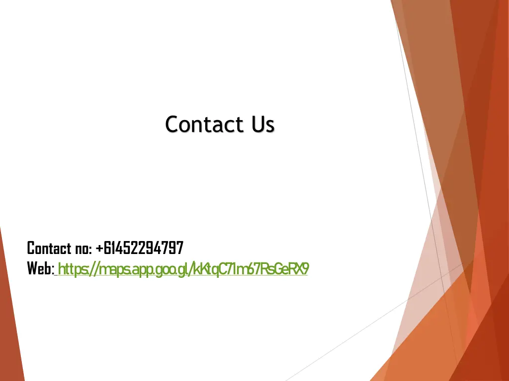 contact us