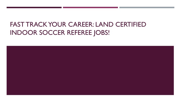 fast track your career land certified indoor