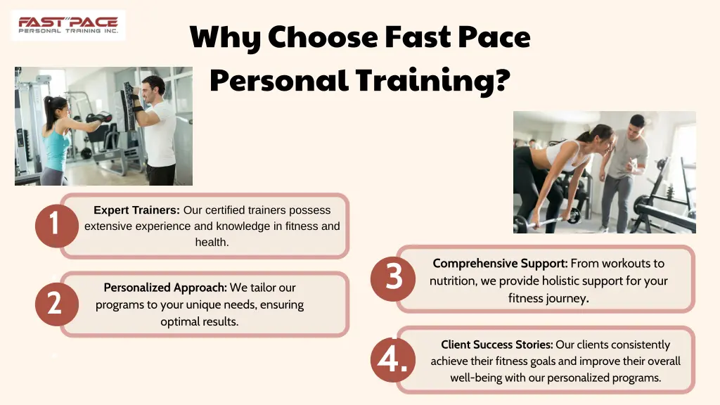 why choose fast pace personal training