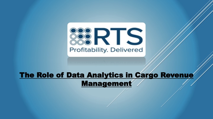 the role of data analytics in cargo revenue