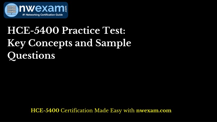 hce 5400 practice test key concepts and sample